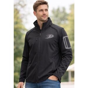 Anaheim Ducks GIII Sports Softshell Jacket Detachable Sleeves Size S